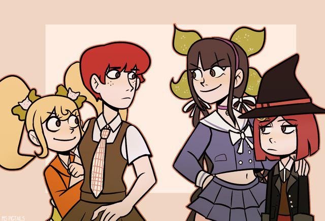 Himiko and Mairu and Tenk Together in Danganronpa