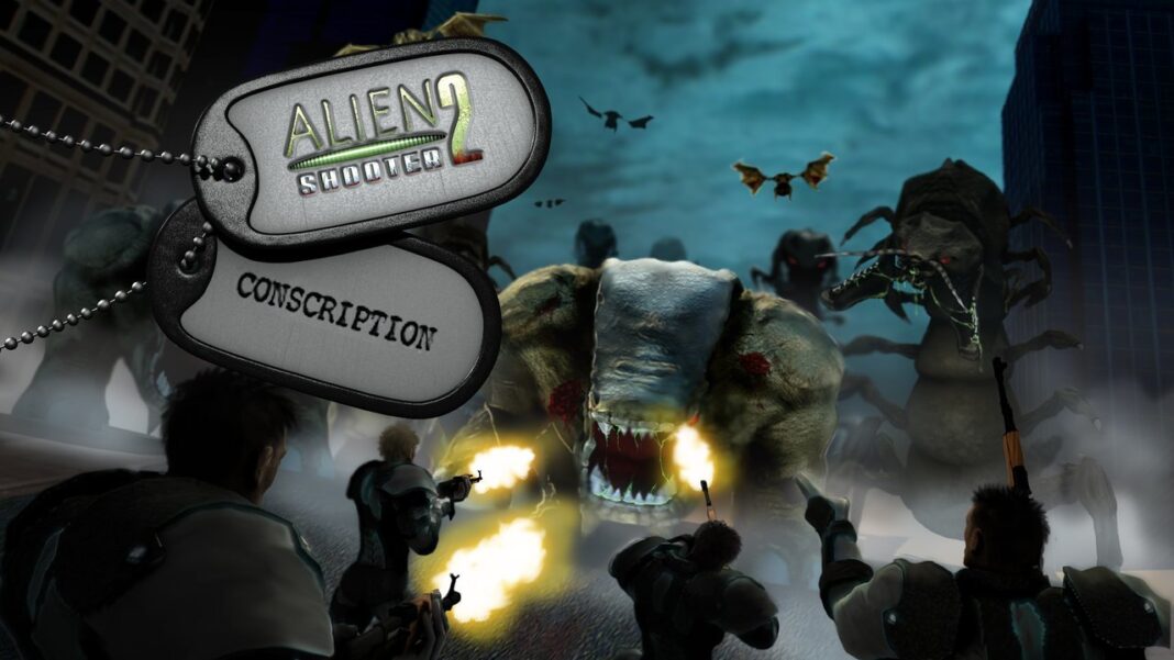 alien shooter 2 conscription 中文化