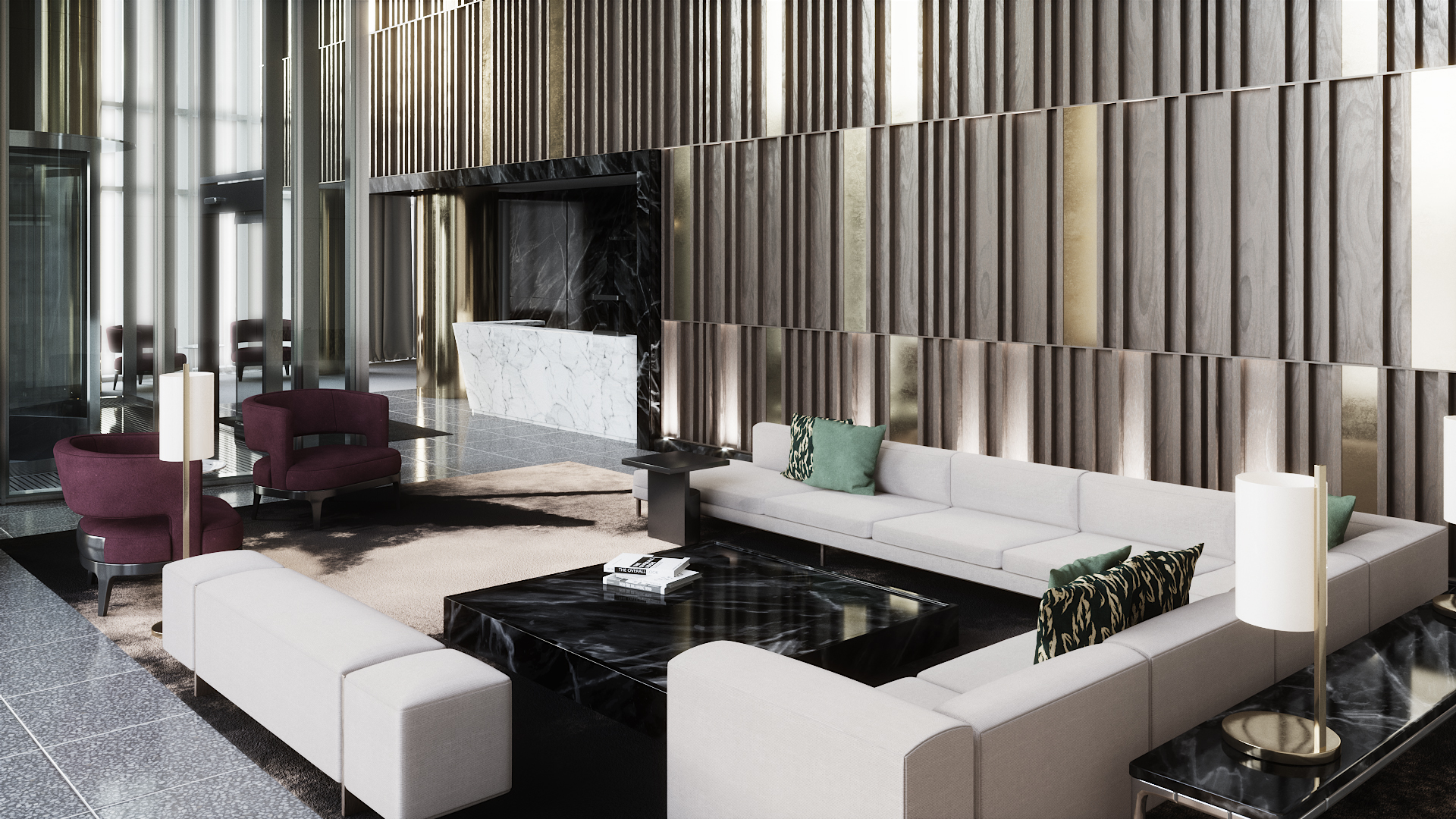 Tridel via Bloor Lobby A Modern Gateway to Luxury Living
