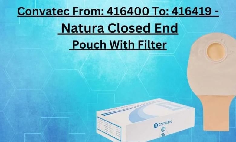 Convatec from: 416400 to: 416419 – Natura Closed end Pouch with Filter