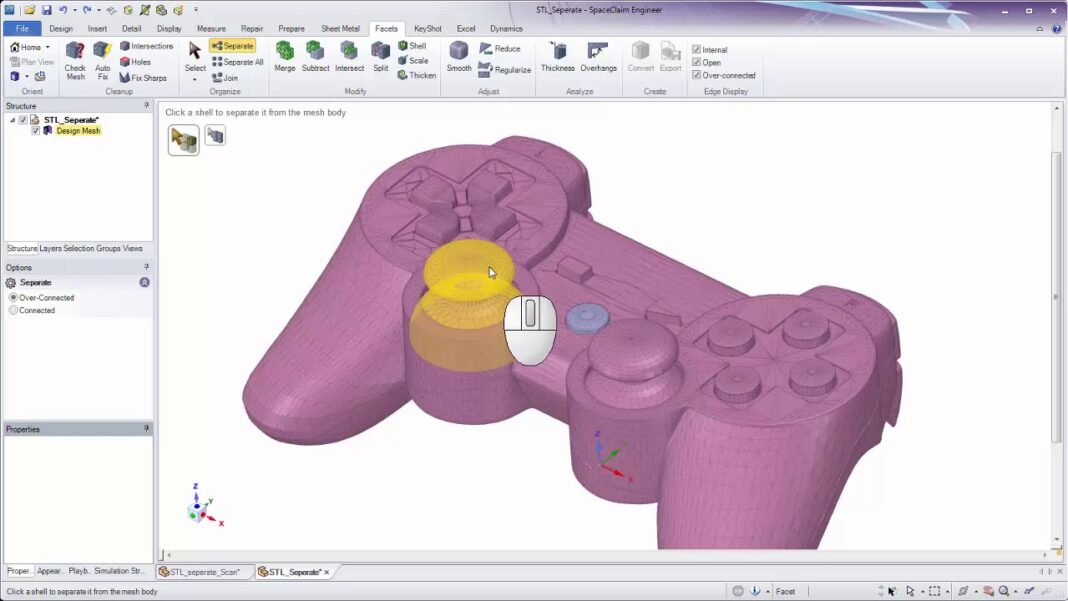 edit stl via gremap