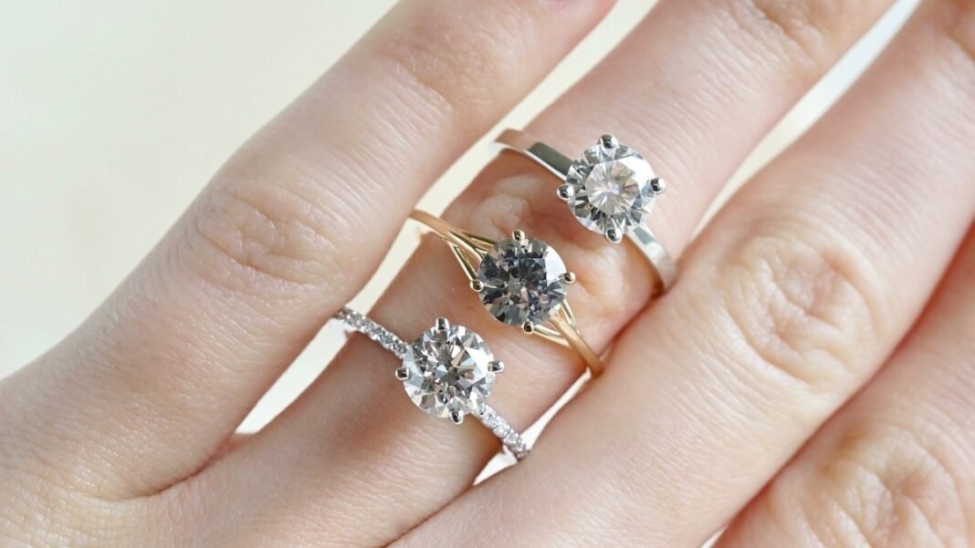 Bling vs. White Sapphire Engagement Rings: A Comparison for 2024 Couples