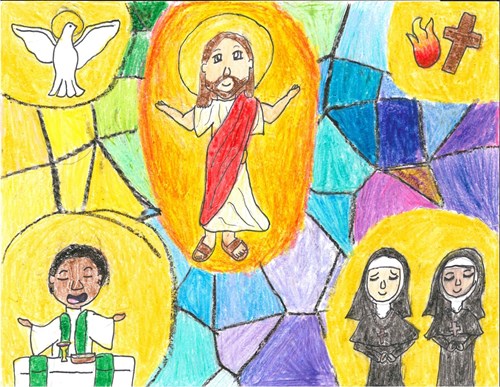 NYC Catholic School Kintergraden Drawing Contest Talawant