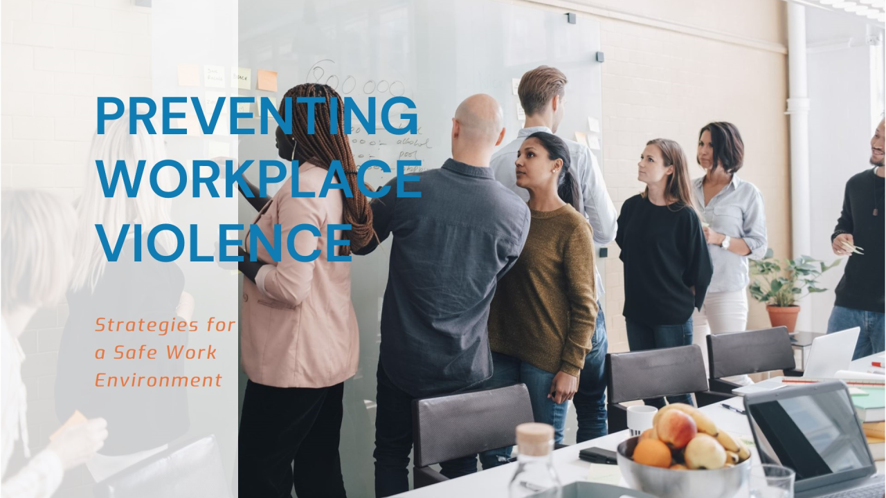 Comprehensive Strategies for Workplace Safety and Violence Prevention