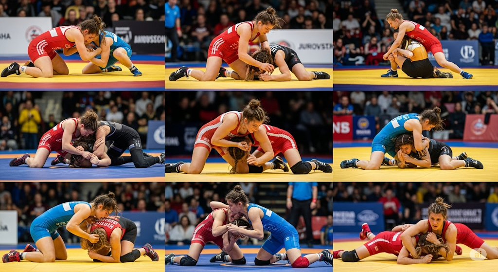 Giana Jurovschi Wrestling Videos