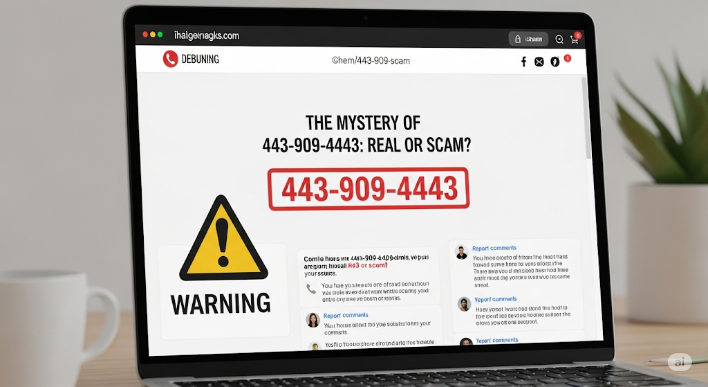 The Mystery of 443-909-4443: Real or Scam?