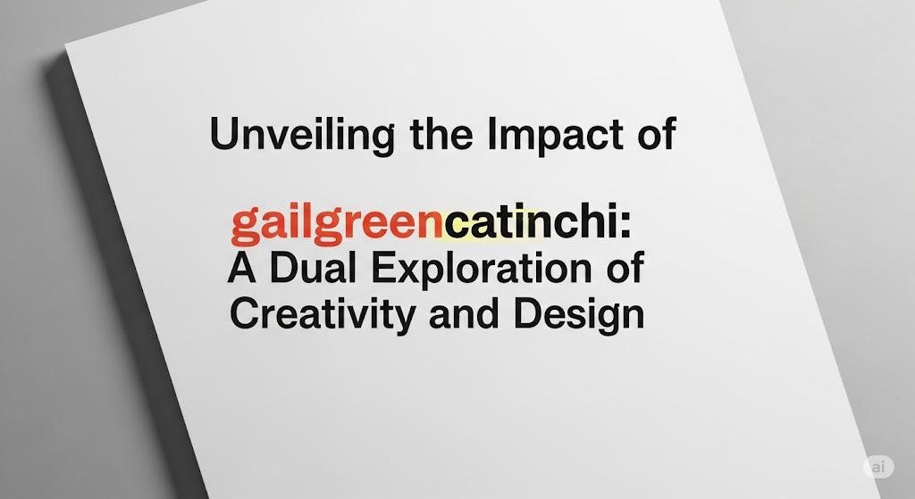 Unveiling the Impact of Gailgreencatinchi: A Dual Exploration of Creativity and Design