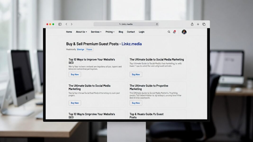 Buy & Sell Premium Guest Posts – Linkz.media