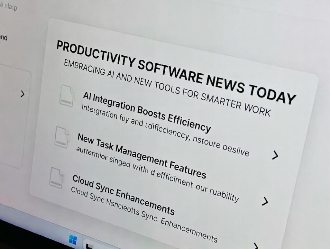 productivity software news today​