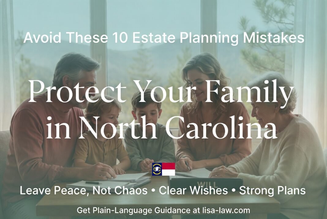 10 Common Estate Planning Mistakes To Avoid In North Carolina