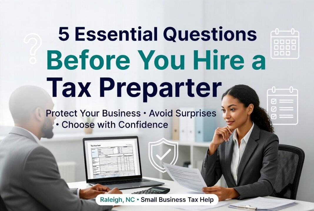 5 Questions To Ask Before Hiring An Accounting And Tax Firm