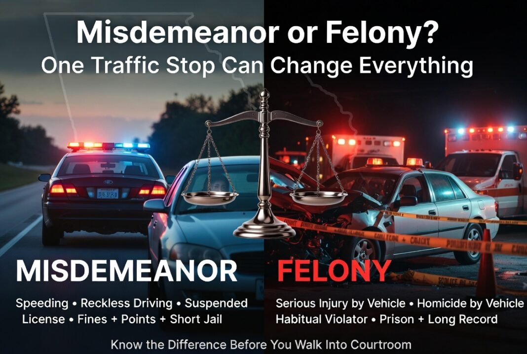 The Difference Between A Misdemeanor And A Felony Traffic Charge