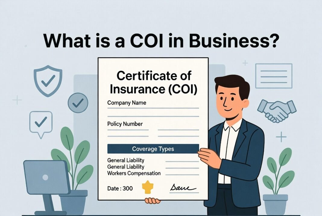What is a COI in Business?​